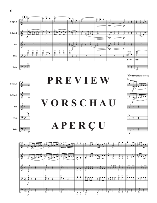 Produktgalerie: Seite 8 von 19 Over the Waves , , (Blechbläserquintett)