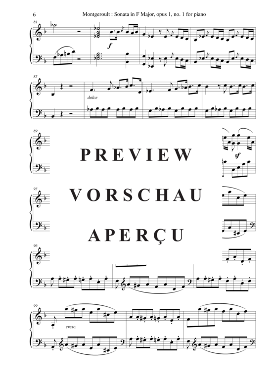 Product gallery: Page 7 of 18 Piano Sonata in F major, Opus 1 no. 1 , Nicolas Horvath, Piano Solo