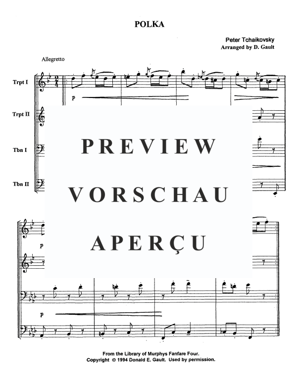 Produktgalerie: Seite 3 von 10 Polka, , BlechblÀserquartett