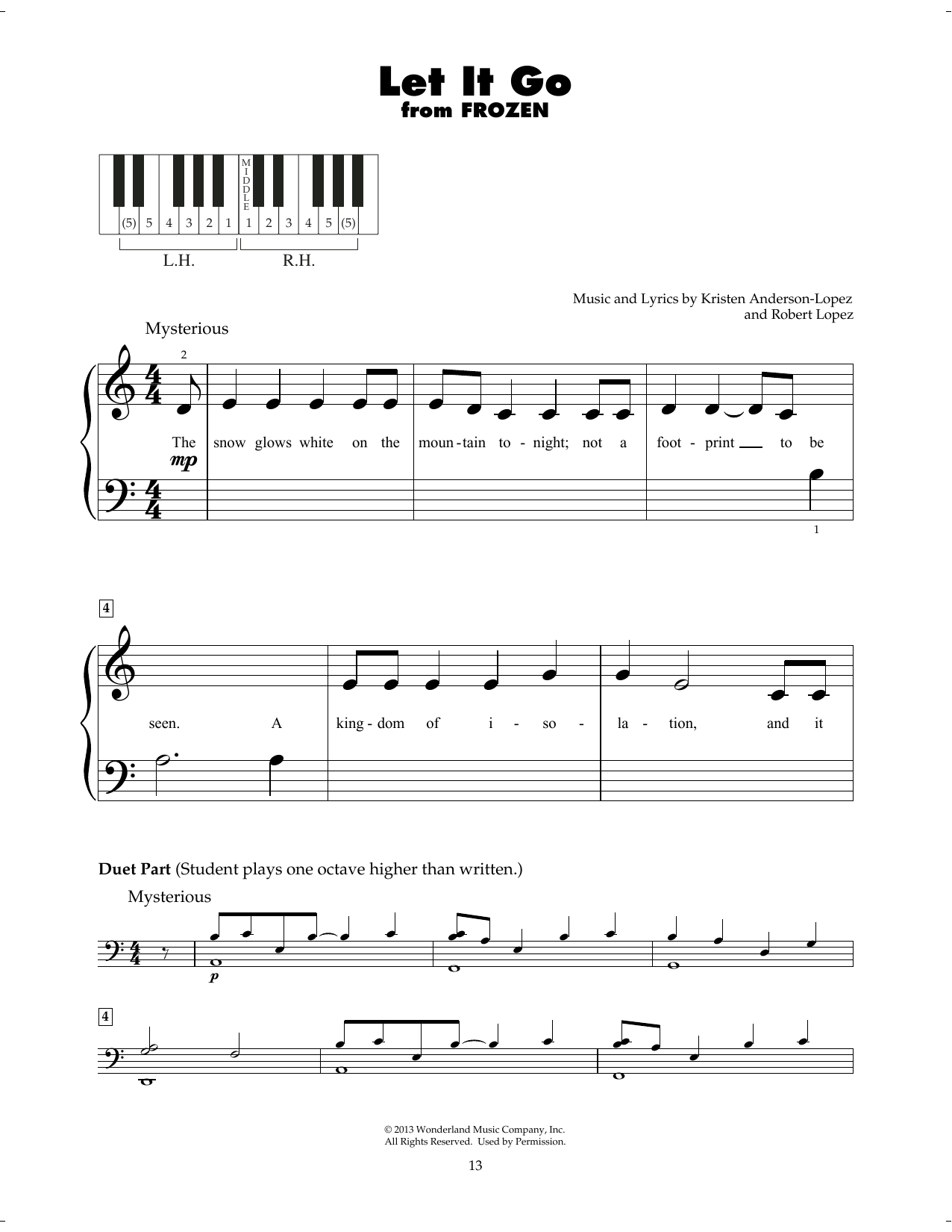 Produktbild zu: Let It Go (from Frozen)
