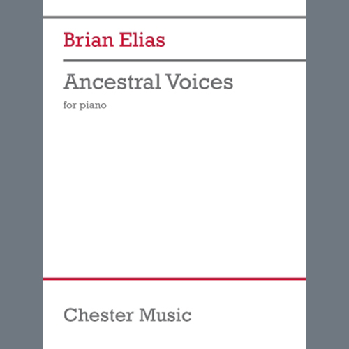 cover: Ancestral Voices, Brian Elias, Klavier