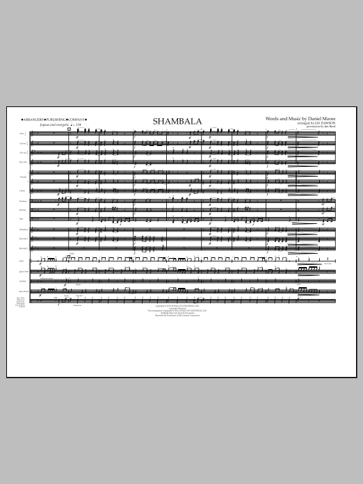 Produktbild zu:  Shambala - Full Score - Jay Dawson