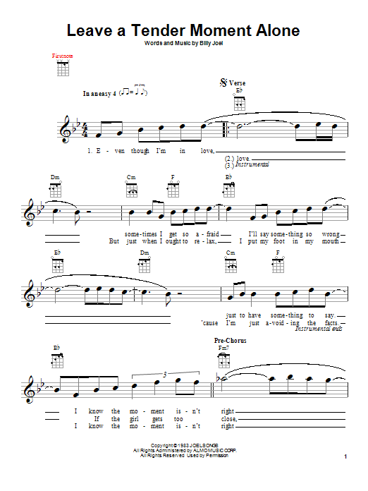 Product gallery: Page 1 of 1 Leave A Tender Moment Alone, Billy Joel