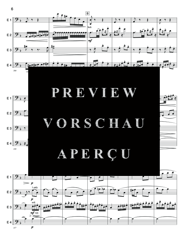 Product gallery: Page 10 of 11 Raymond Overture, , (Euphonium Quartet/Choir EEEE)