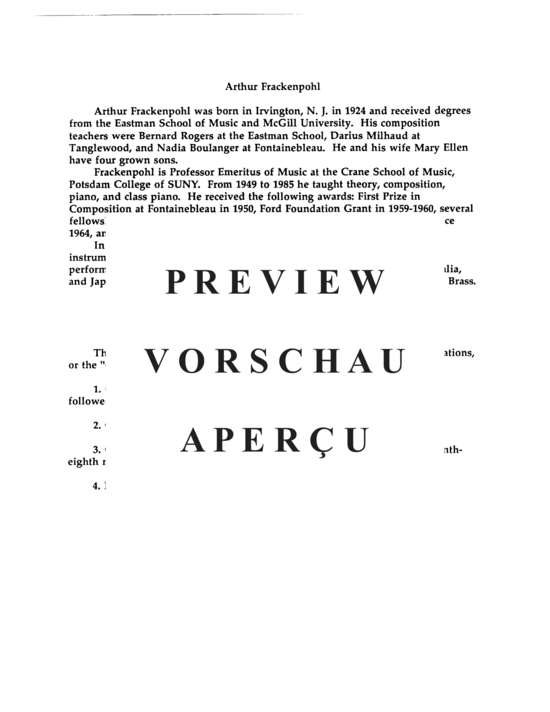 Produktgalerie: Seite 15 von 21 Goldberg Suite , , (Duett für Horn in F + Tuba)