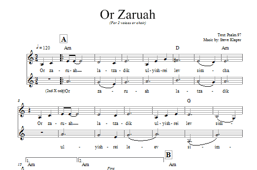 Product gallery: Page 1 of 1 Or Zaruah, Steve Klaper