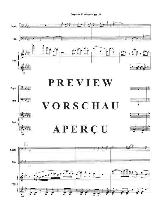 Produktgalerie: Seite 15 von 21 Perpetual Providence , , (Euphonium, Tuba + Klavier)