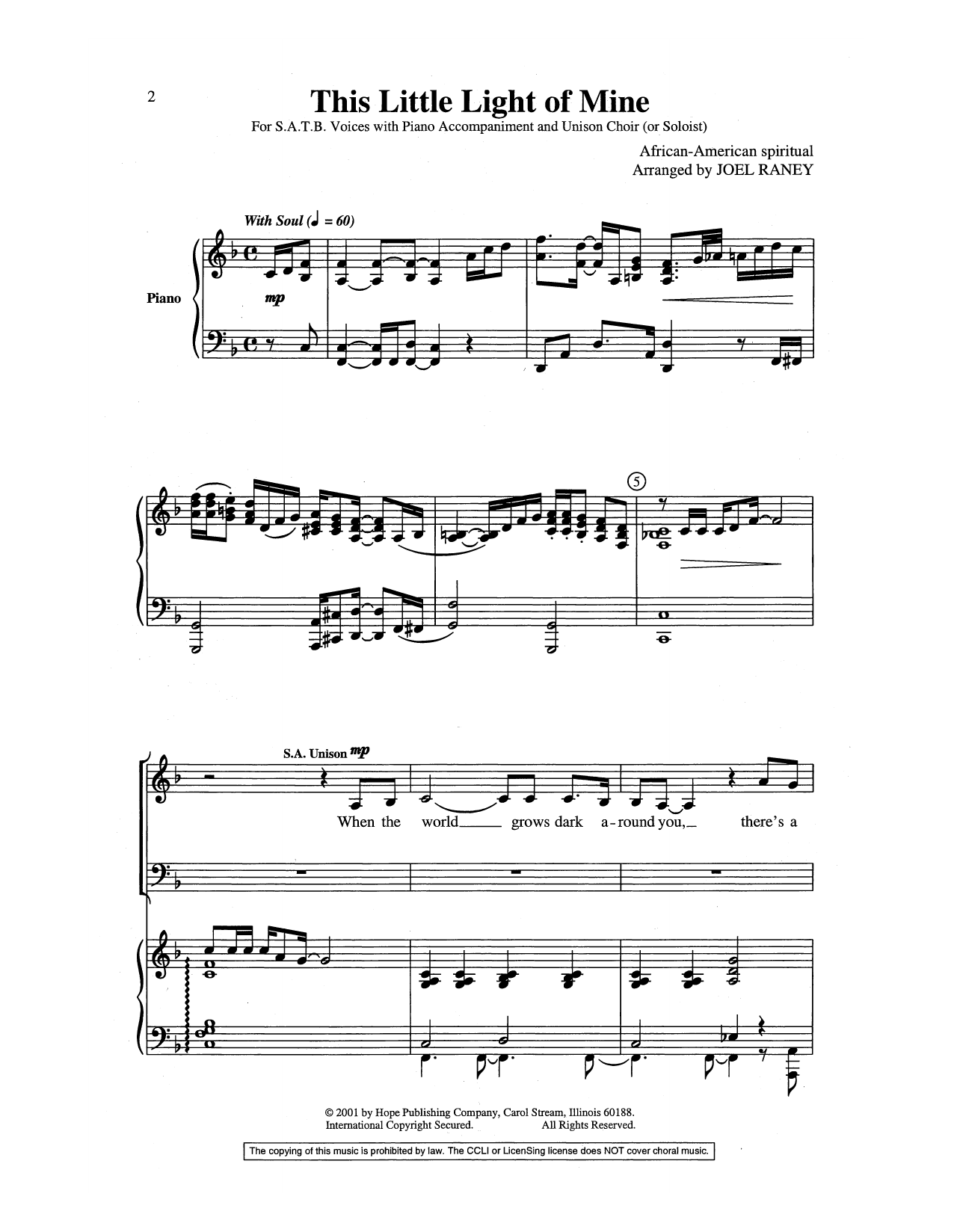 Produktbild zu: This Little Light of Mine