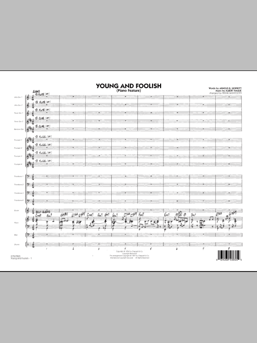 Produktgalerie: Seite 1 von 1 Young And Foolish - Full Score, 