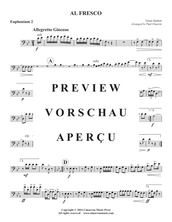 Product gallery: Page 11 of 18 Al Fresco , , (Tuba Quartett EETT)