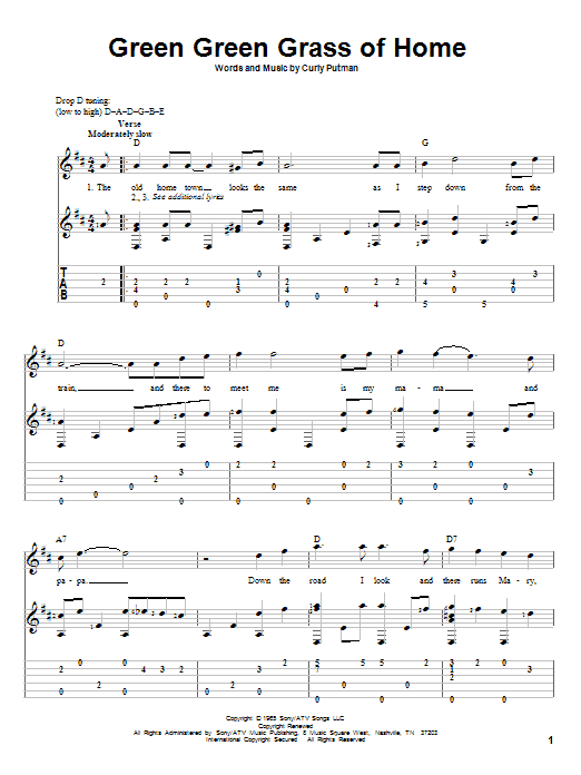 Produktgalerie: Seite 1 von 1 Green Green Grass Of Home, Porter Wagoner, Gitarre