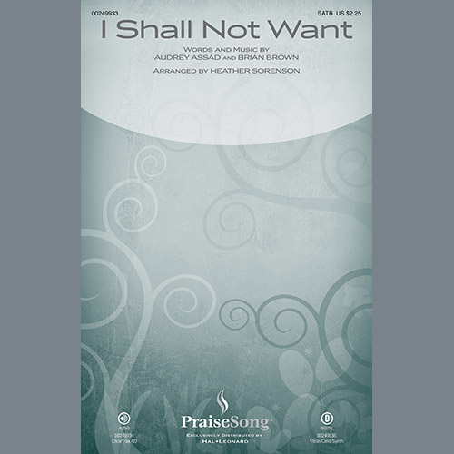 cover: I Shall Not Want, Heather Sorenson