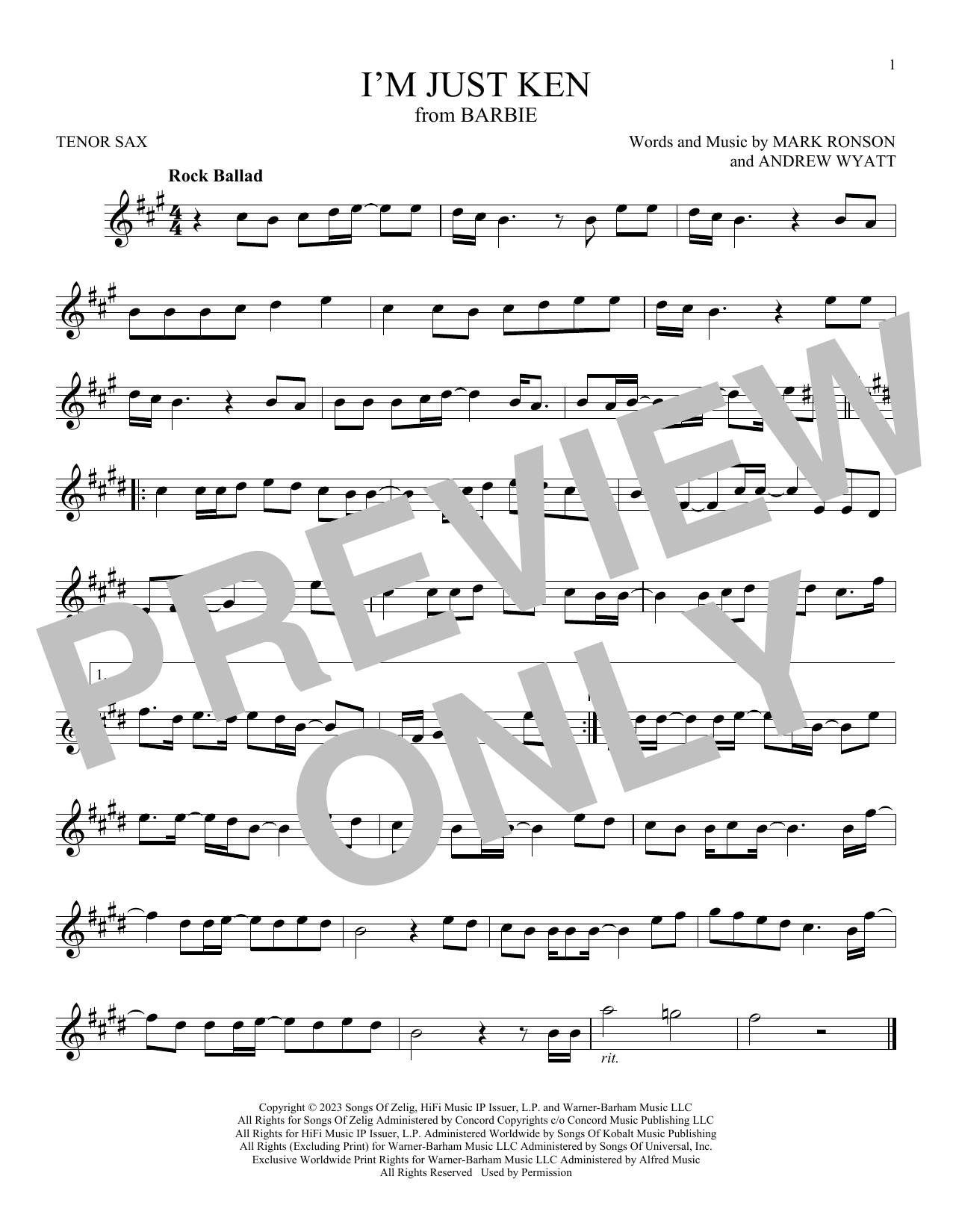 Product gallery: Page 1 of 1 I'm Just Ken (from Barbie), Ryan Gosling