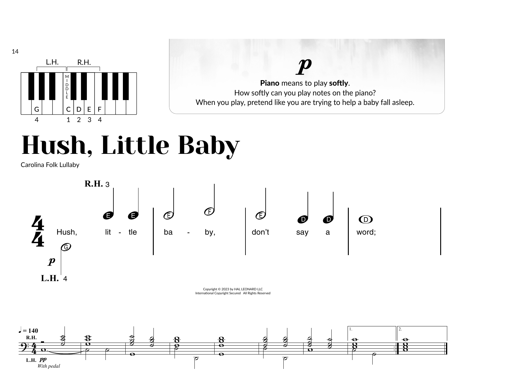 Product picture to: Hush, Little Baby