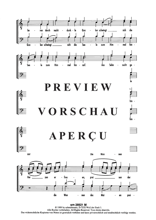 Product gallery: Page 4 of 5 Aus Sehnsucht geboren , , (male choir)