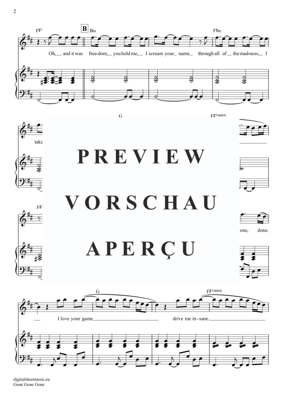 Produktgalerie: Seite 10 von 11 Gone Gone Gone, Guetta, David Swims, Teddy Tones And I, Gesang mit Klavierbegleitung