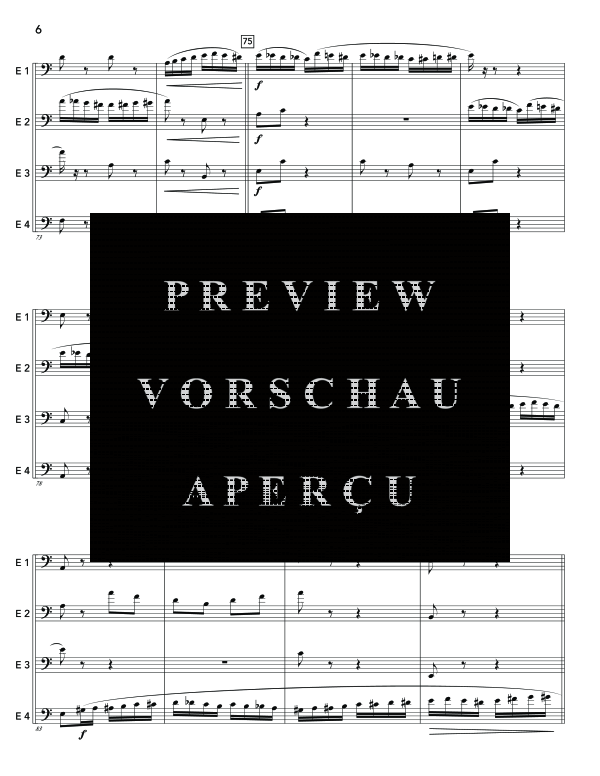 Produktgalerie: Seite 10 von 11 Flight of the Bumblebee, , (Euphonium Quartett)