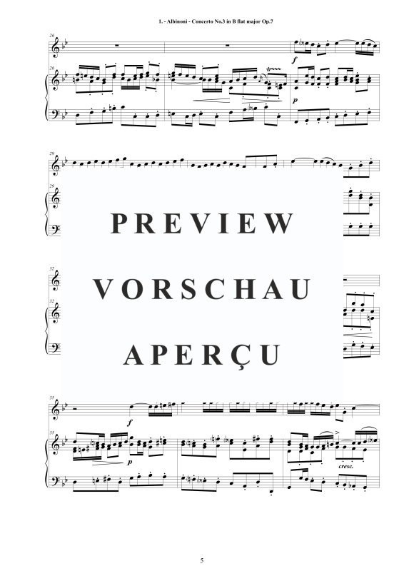 Product gallery: Page 6 of 11 Albinoni - 8 Concertos Op.7-9, , Oboe and Piano