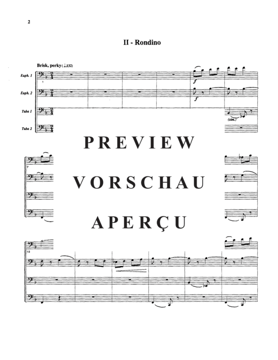 Product gallery: Page 5 of 21 Prelude and Rondino , , (Tuba Quartett EETT)
