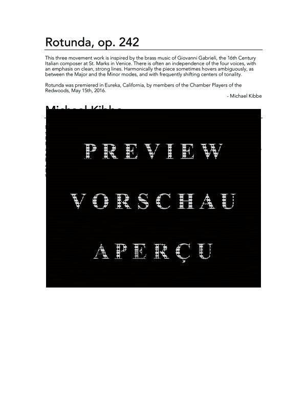 Product gallery: Page 4 of 11 Rotunda Quartet, Op. 242, , (Trombone quartet)