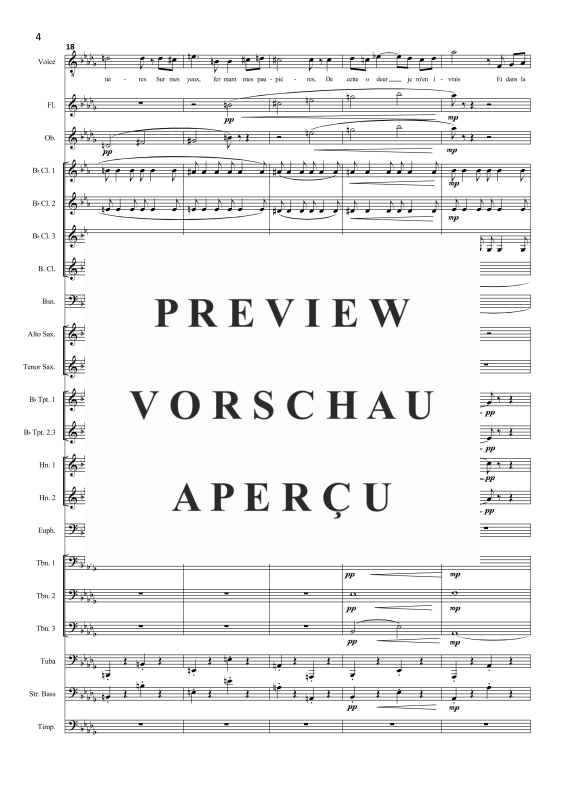 Produktgalerie: Seite 7 von 11 Blumenlied (aus Carmen), , Tenor Solo und Blasorchester