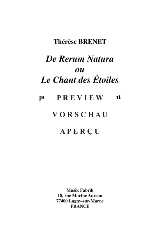 Product gallery: Page 2 of 21 De rerum natura , , (narrator + orchestra)
