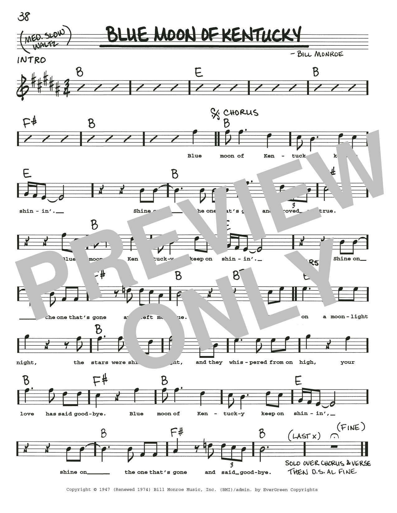 Produktbild zu:  Blue Moon Of Kentucky - Bill Monroe