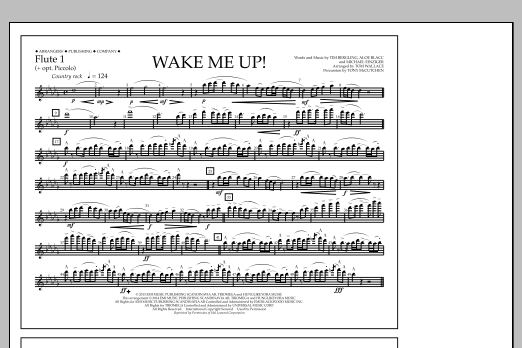 Produktbild zu:  Wake Me Up! - Flute 1 - Tom Wallace