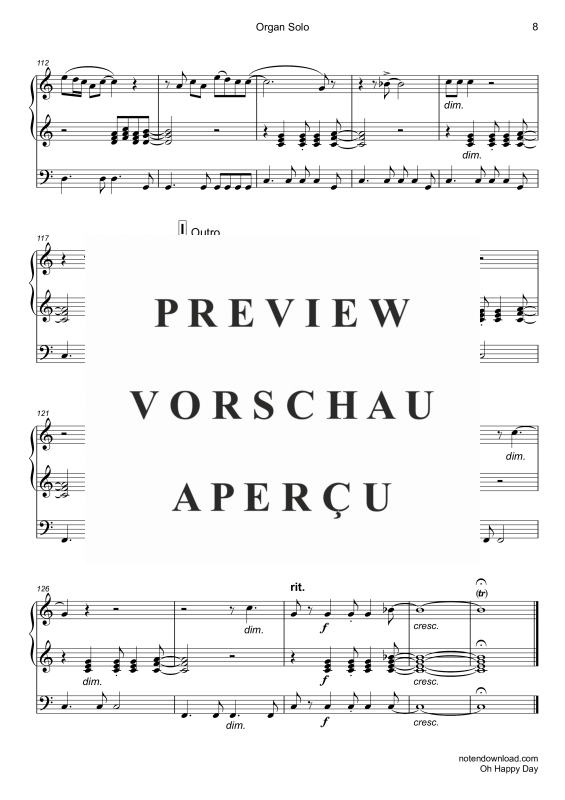 gallery: Oh Happy Day, Edwin Hawkins Singers, Orgel Solo - Lange Version