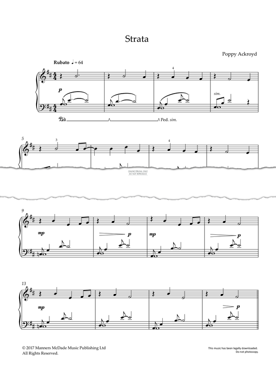 Produktgalerie: Seite 1 von 1 Strata, Poppy Ackroyd, Klavier