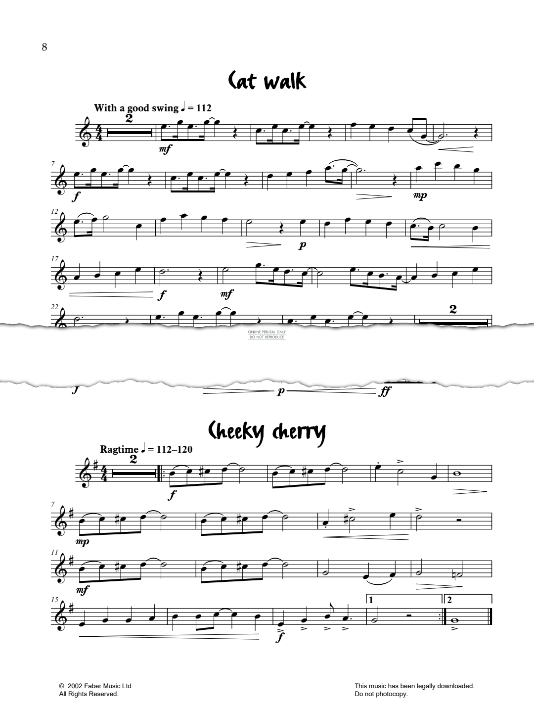 Product gallery: Page 1 of 1 Cat Walk (from 'Really Easy Jazzin' About'), Pam Wedgwood