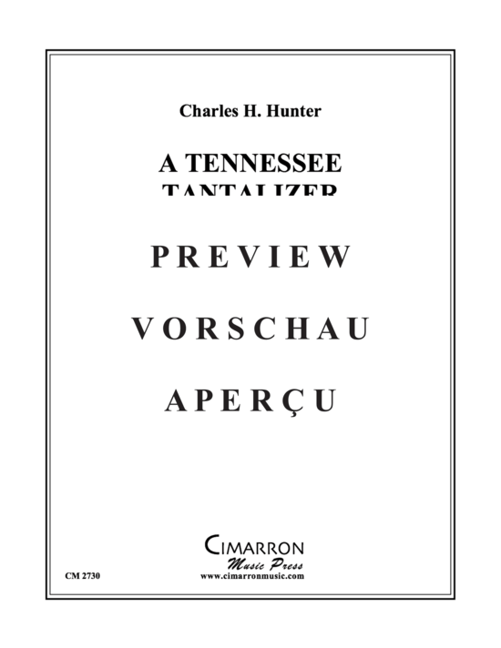 Produktgalerie: Seite 2 von 16 A Tennessee Tantalizer , , (Blechbläserquintett)