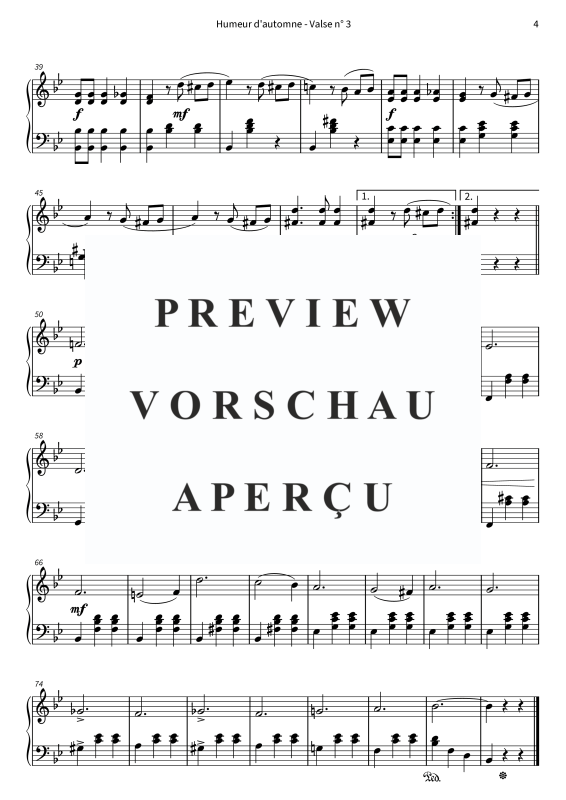 Product gallery: Page 6 of 6 Humeur d´automne - Version simplifiée, , Piano Solo