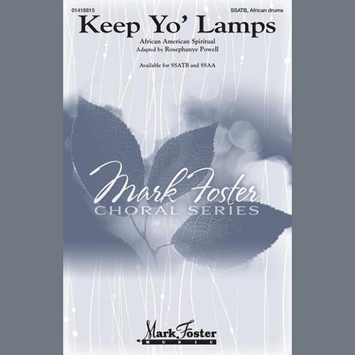 cover: Keep Yo' Lamps, Rosephanye Powell, Chor