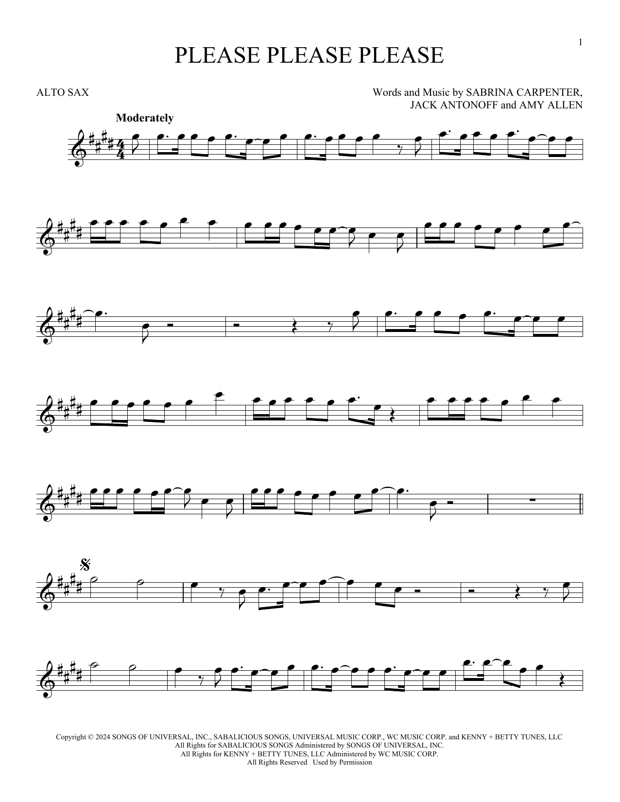 Product gallery: Page 1 of 1 Please Please Please, Sabrina Carpenter