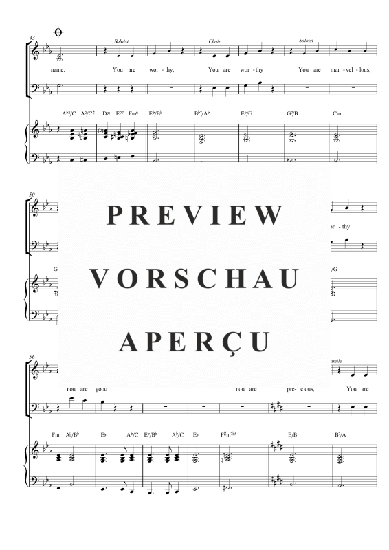 gallery: Lord You Are Good, , Gemischter Chor SAB, Solo und Klavier