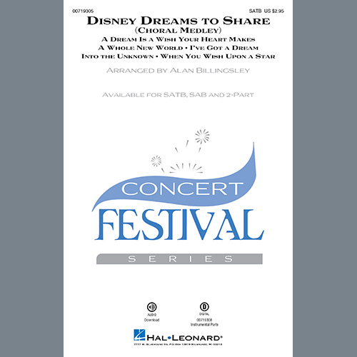 cover: Disney Dreams To Share (Choral Medley), Alan Billingsley, Chor