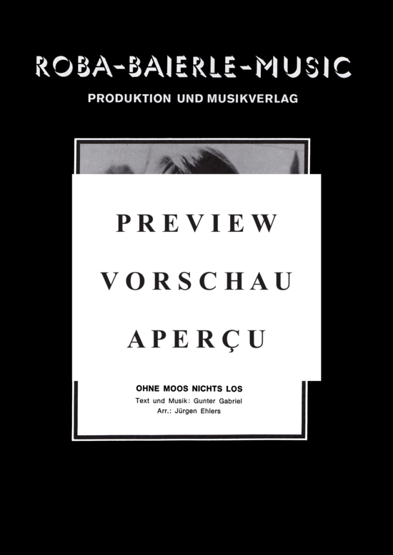 gallery: Ohne Moos nichts los , Gabriel, Gunter, (Klavier + Gesang)