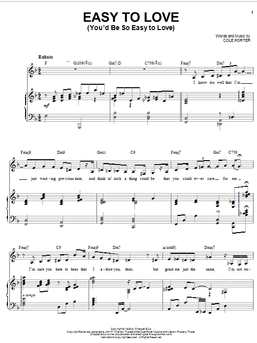Produktbild zu: Easy To Love (You'd Be So Easy To Love)