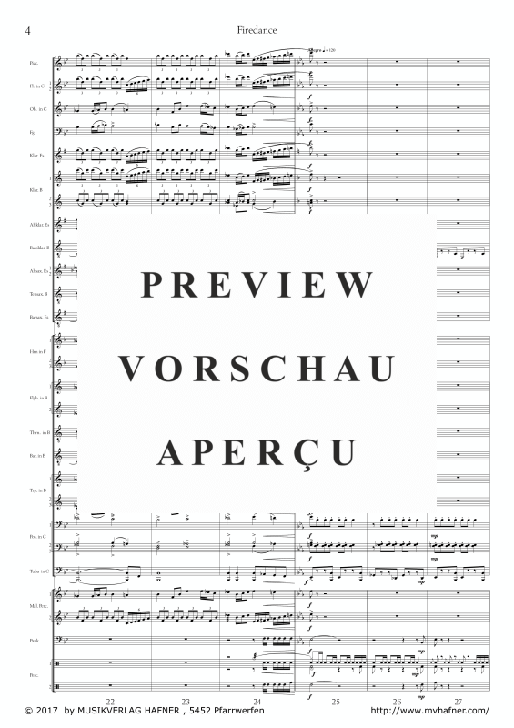 Product gallery: Page 9 of 11 Firedance, , (large wind orchestra)