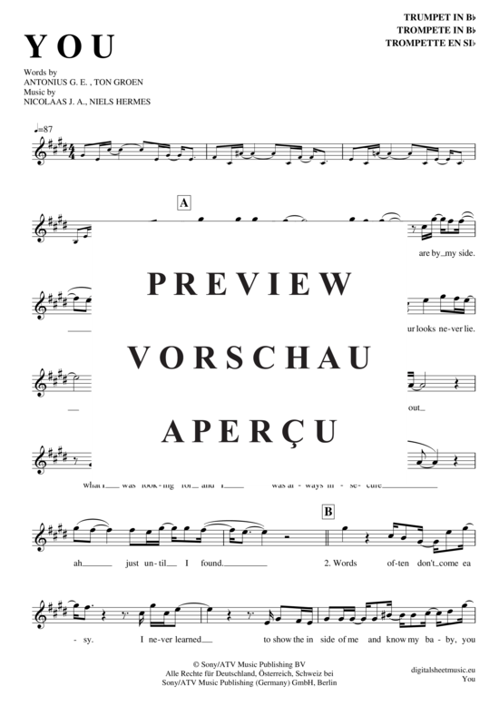 Produktgalerie: Seite 2 von 4 You , Ten Sharp, Trompete in B