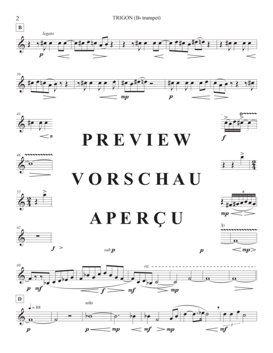 Produktgalerie: Seite 17 von 21 Trigon , , (Trompete, Posaune und Tuba)
