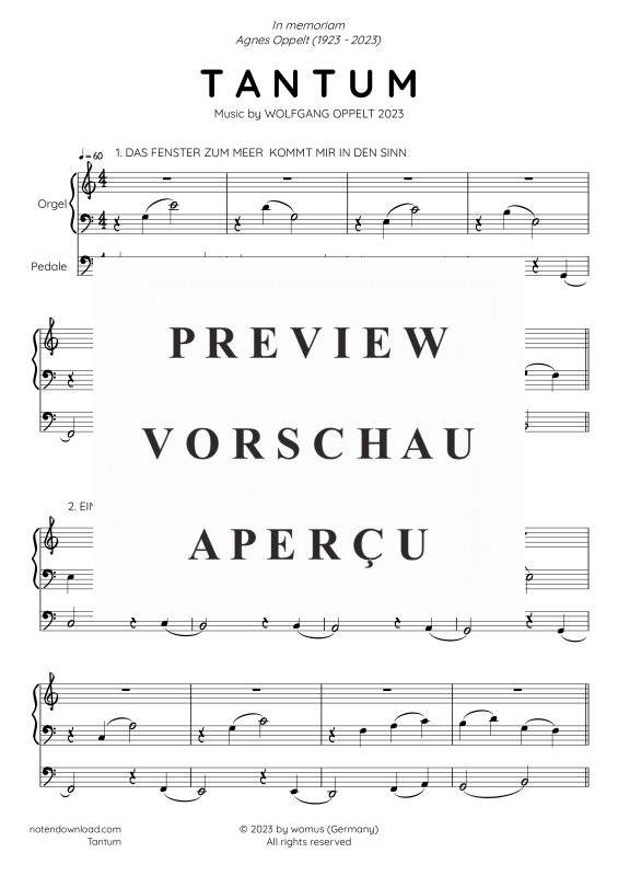 gallery: Tantum, , (Orgel Solo)