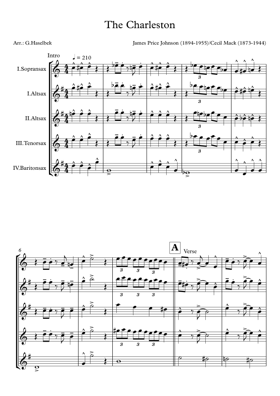 Produktbild zu: The CharlestonJames Price Johnson / Cecil Mack