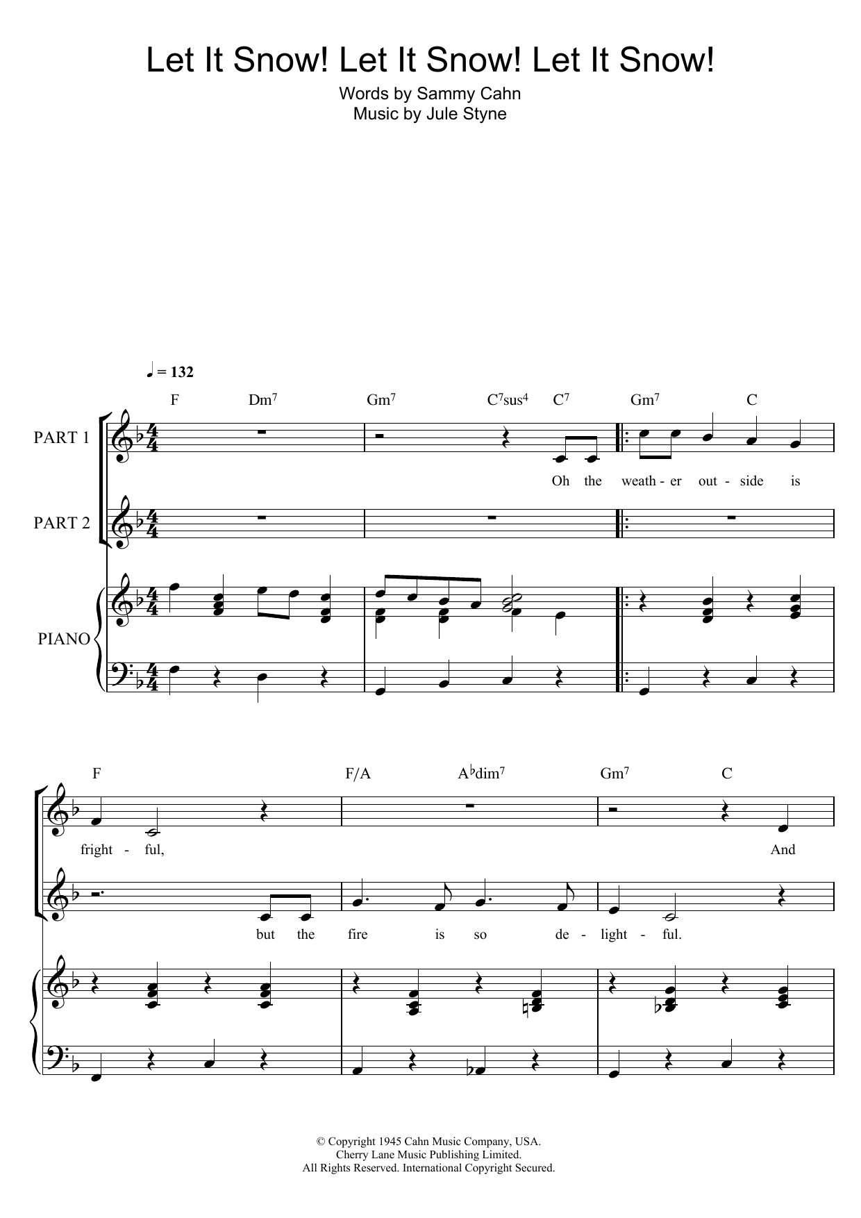 Produktgalerie: Seite 1 von 1 Let It Snow! Let It Snow! Let It Snow! (arr. Rick Hein), Doris Day, Chor