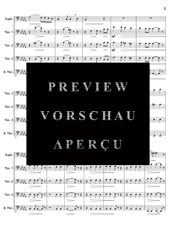 Produktgalerie: Seite 7 von 11 Let My Prayer Arise, Op. 24, No. 6, , (Ensemble Euphonium + Posaunen Quartett)