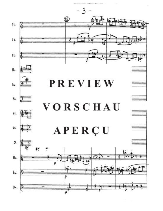 Produktgalerie: Seite 5 von 21 Sextet , , (Gemischtes Ensemble für Holzbläser Quintett + Euphonium Solo)