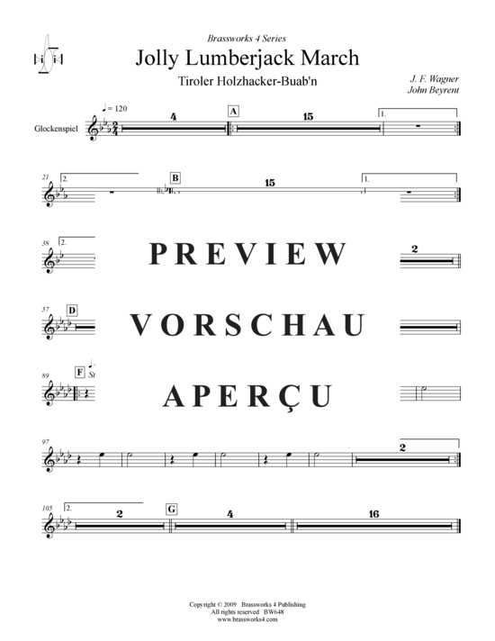 Product gallery: Page 21 of 21 Jolly Lumberjack March , , (Brass Ensemble)