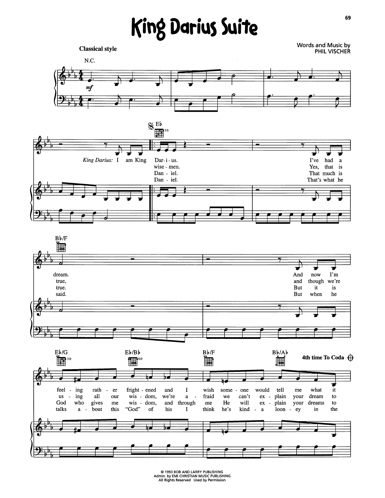 Produktgalerie: Seite 1 von 1 King Darius Suite, VeggieTales, Gesang, Gitarre, Klavier