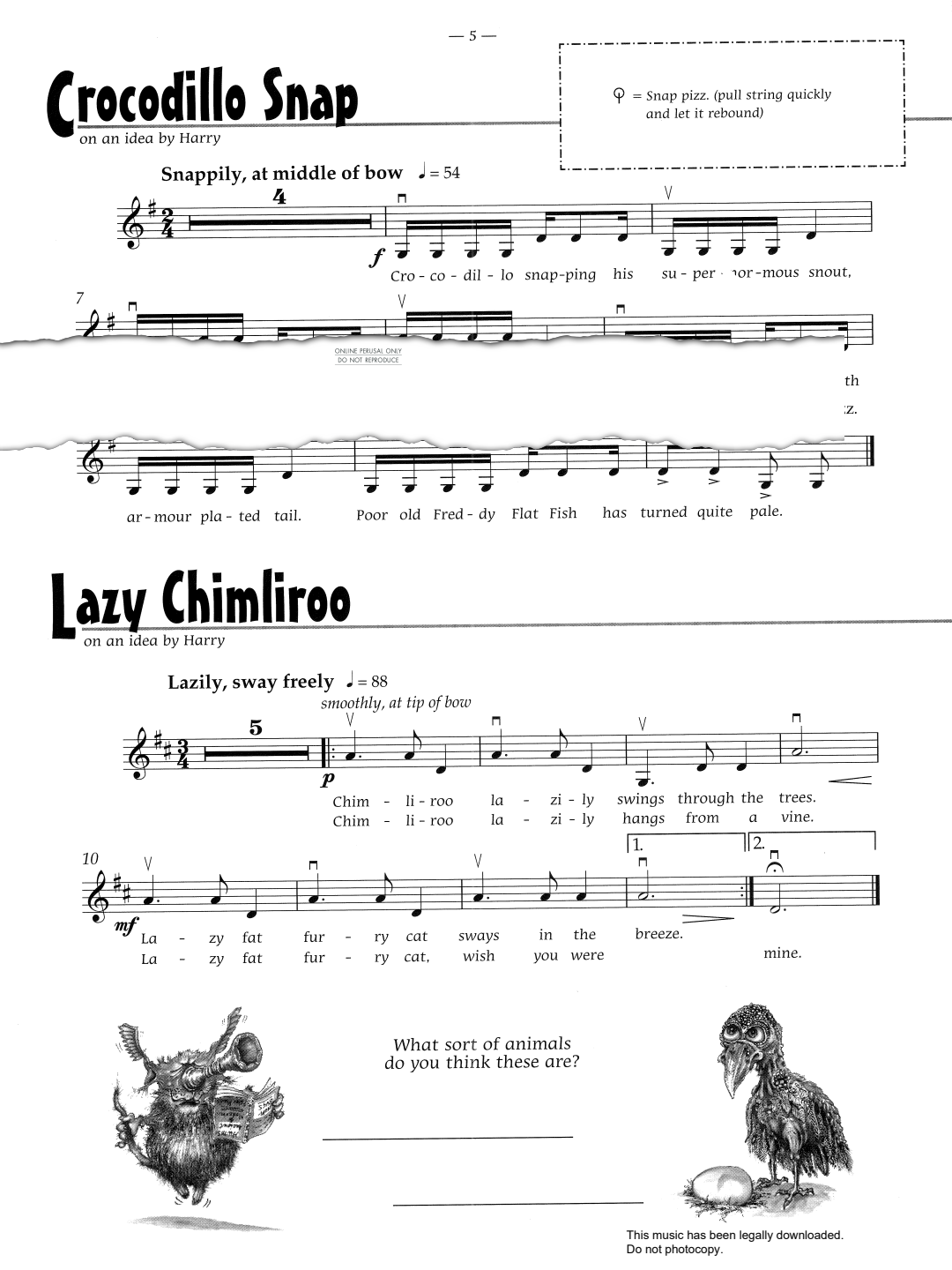Produktgalerie: Seite 1 von 1 Lazy Chimliroo, Pam Wedgwood, Klavier, Violine